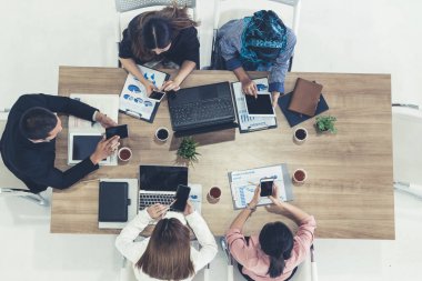 Ofis Odasında Grup Toplantısı.