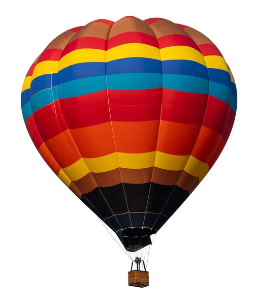 Hot air balloon isolated on white background. — Stock Photo, Image