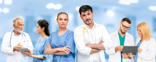 Healthcare People Group Professional Doctor Working Hospital Office Clinic Other — Stock Photo, Image