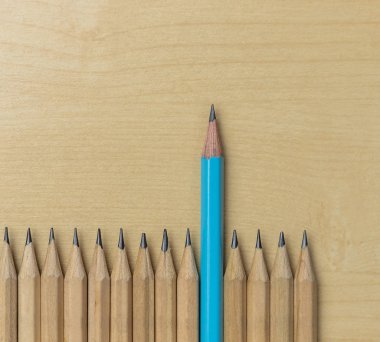 Farklı kalem göze çarpan göstermek liderlik kavramı.