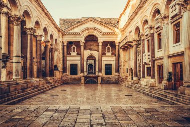 Diocletianus Sarayı Split, Hırvatistan.