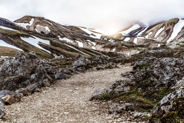 Paisaje de Landmannalaugar Islandia Highland — Foto de Stock