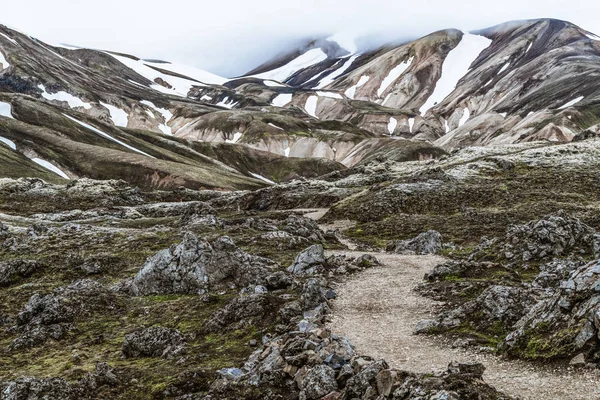 Paisaje de Landmannalaugar Islandia Highland — Foto de Stock