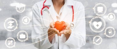 Hastanede Tıbbi Sağlık Grafik ile Doktor