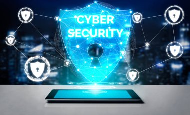 Siber Güvenlik ve Dijital Veri Koruma Konsepti