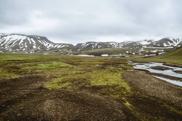 Paisaje de Landmannalaugar Islandia Highland — Foto de Stock