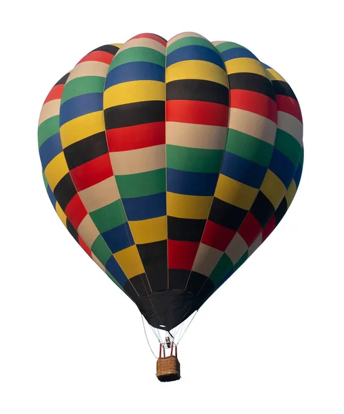 Hot air balloon isolated on white background. — Stock Photo, Image