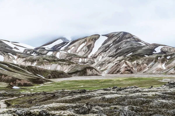 Paisaje de Landmannalaugar Islandia Highland — Foto de Stock