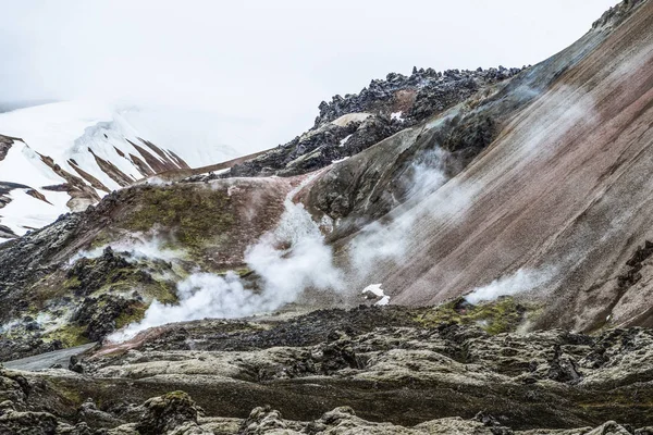 Paisaje de Landmannalaugar Islandia Highland — Foto de Stock