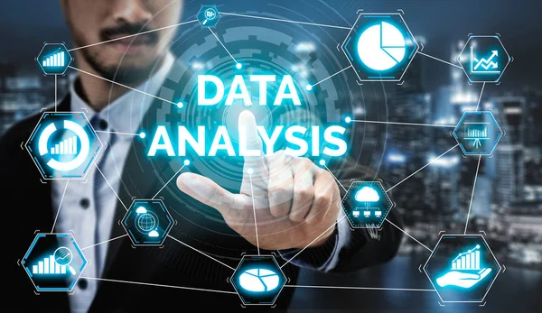 Data Analysis for Business and Finance Concept — Stock Photo, Image