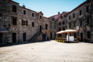 Stari Grad Hırvatistan'da Hvar Adası'nda, Avrupa.