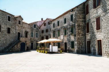 Stari Grad Hırvatistan'da Hvar Adası'nda, Avrupa.