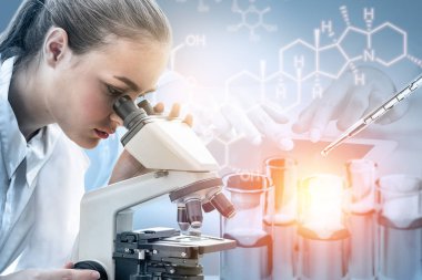 Laboratuvar araştırma ve geliştirme endüstrisi.