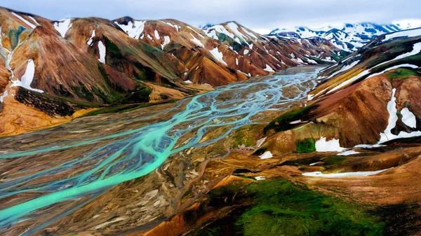 Landmannalaugar Iceland Highland — стокове фото