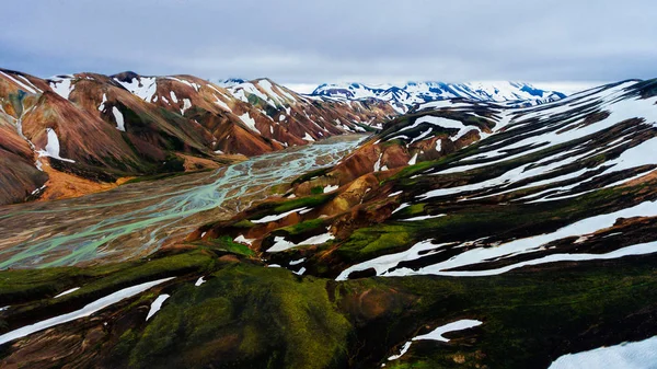 Landscape of Landmannalaugar Iceland Highland — Stock Photo, Image