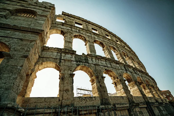 Arena Pula din Pula, Istria, Croația, Europa . — Fotografie, imagine de stoc