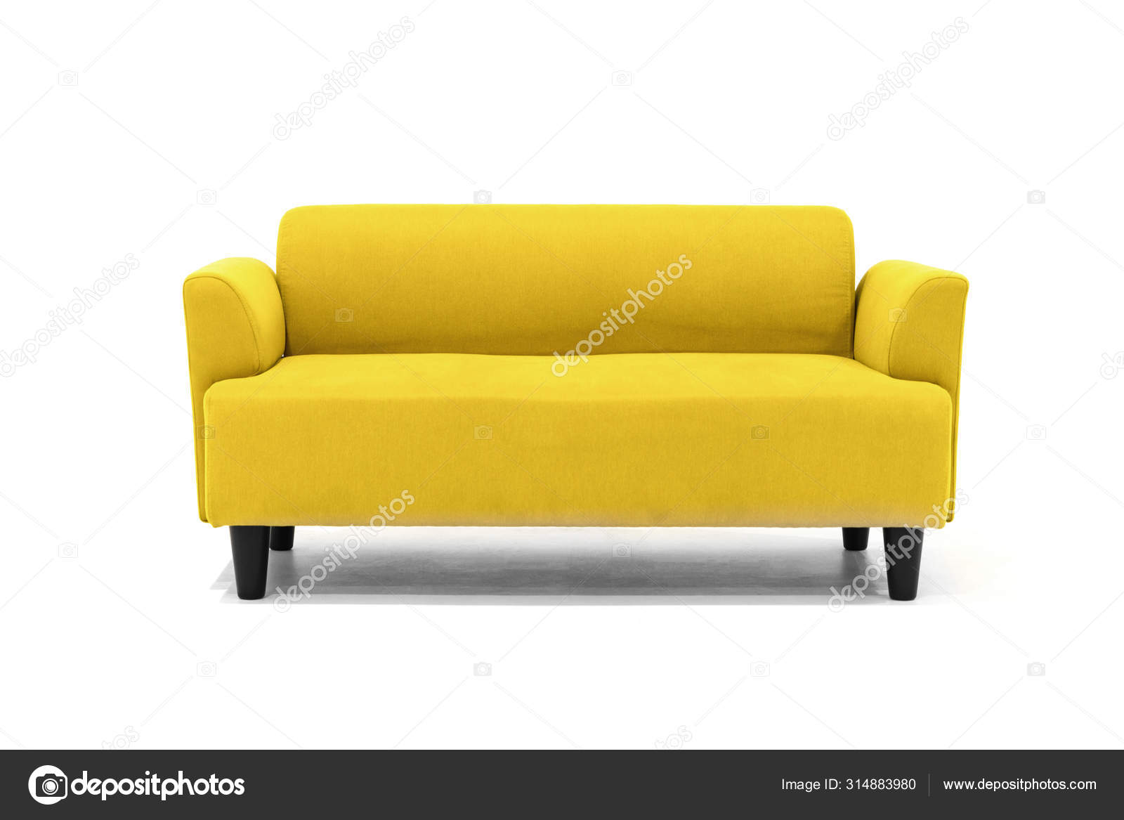 Scandinavian sofa white background modern design. Stock Photo by  ©BiancoBlue 314883980