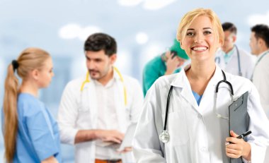 Sağlık insan grubu. Diğer doktorlar, hemşire ve cerrah hastane ofis veya klinik çalışma profesyonel doktor. Tıbbi Teknoloji Araştırma Enstitüsü ve Doktor personel hizmet anlayışı.