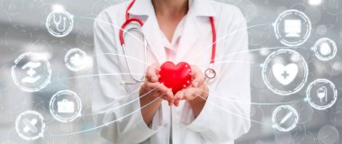 Hastanede Tıbbi Sağlık Grafik ile Doktor