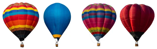 Hot air balloon isolated on white background. — Stock Photo, Image