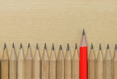 Farklı kalem göze çarpan göstermek liderlik kavramı.