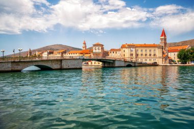 Dalmaçya'daki Trogir eski kenti, Hırvatistan, Avrupa.