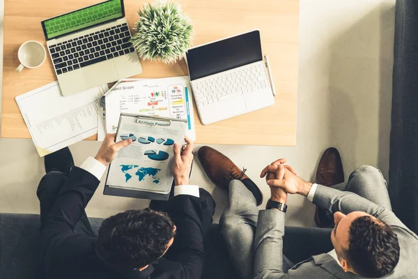 Businessmen are in business meeting in office. — Stock Photo, Image