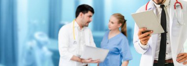 Sağlık insan grubu. Diğer doktorlar, hemşire ve cerrah hastane ofis veya klinik çalışma profesyonel doktor. Tıbbi Teknoloji Araştırma Enstitüsü ve Doktor personel hizmet anlayışı.