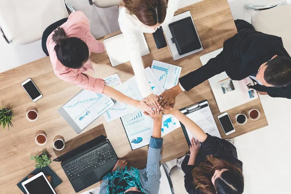 Teamwork Business People Join Hands Meeting — Stock Photo, Image