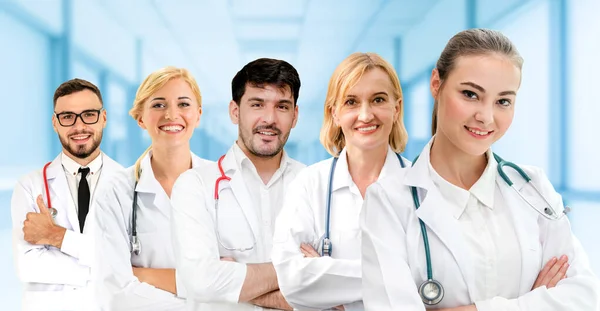 Professional Doctor Working Hospital Office Clinic Other Doctors Nurse Surgeon — Stock Photo, Image