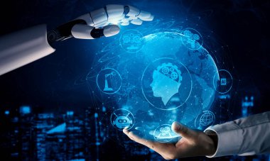 Yaşayan insanların geleceği için robot ve sayborg gelişimi üzerine yapay zeka araştırması yapıyorum. Bilgisayar beyni için dijital veri madenciliği ve makine öğrenme teknolojisi tasarımı.