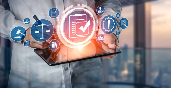 Нормативно-правовое обеспечение и регулирование графический интерфейс для планирования политики качества бизнеса в соответствии с международным стандартом.