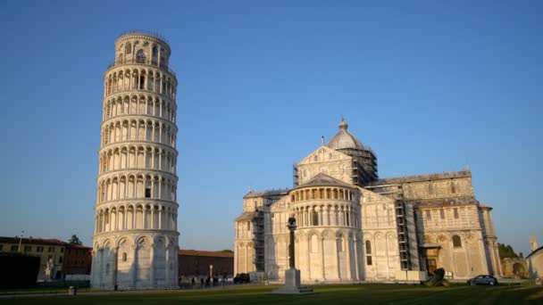 Pisa Torre inclinada, Itália — Vídeo de Stock