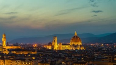 Floransa 'nın Gündoğumu Hızı İtalya' da Skyline