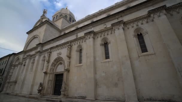 Cattedrale di San Giacomo a Sibenik, Croazia — Video Stock