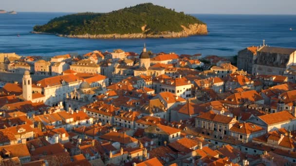 Historiska staden Dubrovnik, Kroatien. — Stockvideo