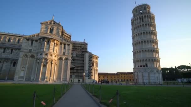 Pisa Scheve Toren, Italië — Stockvideo