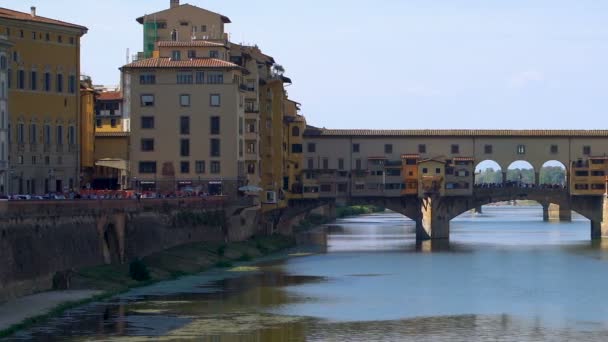 Ponte Vecchio de Florença, Itália — Vídeo de Stock