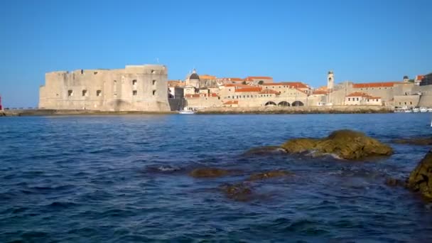 克罗地亚达尔马提亚Dubrovnik Old Town — 图库视频影像