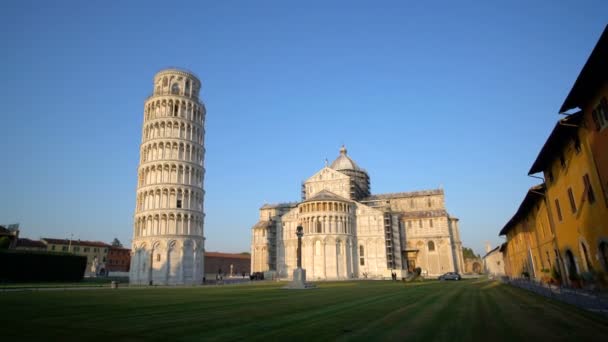 Pisa lutande torn, Italien — Stockvideo