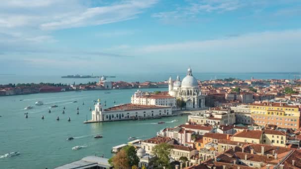Zeitraffer des Canal Grande von Venedig in Italien — Stockvideo