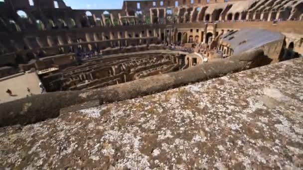 Turismo en Roma Coliseo Italia — Vídeos de Stock