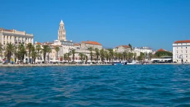 Old town of Split , Croatia — Stock Video