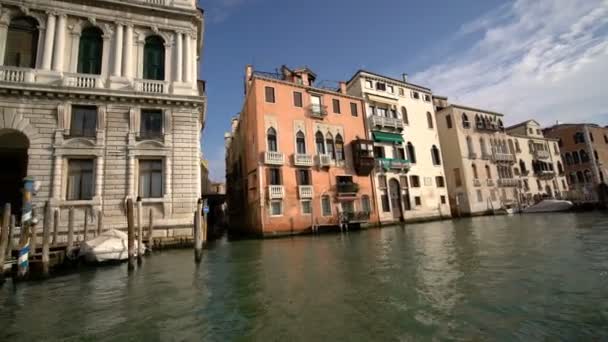 Estabilizado tiro de Veneza Grande Canal na Itália — Vídeo de Stock