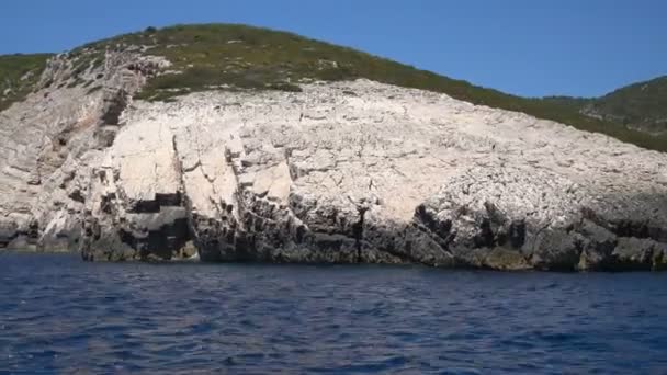 Küste der Inseln bei Hvar, Kroatien — Stockvideo