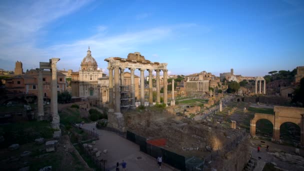 Roman Forum v Římě, Itálie — Stock video