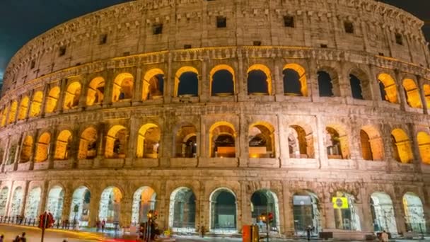 Caducidad del Coliseo de Roma en Italia — Vídeo de stock