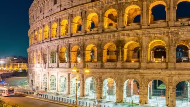 Time lapse di Roma Colosseo in Italia — Video Stock