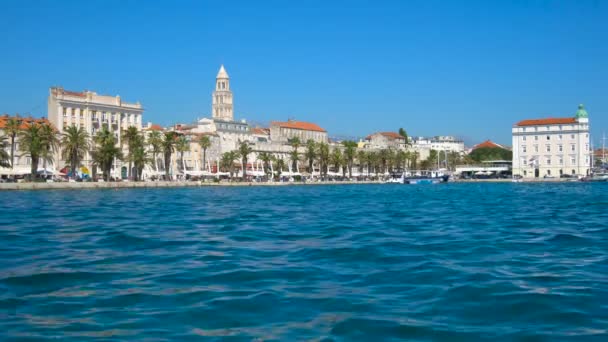 Old town of Split , Croatia — Stock Video