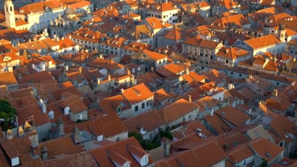Ciudad histórica de Dubrovnik Casco antiguo, Croacia. — Vídeos de Stock